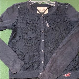 Hollister navy blue sweater